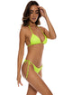 Luli Fama Bella Seamless Wavy Ruched Back Brazilian Tie Side Bottom